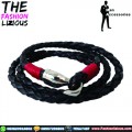 Aksesoris Pria - Gelang Sew Black Red