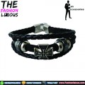 Aksesoris Pria - Gelang Cross Black