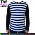 Kaos Lengan Panjang Pria - Sailor Stripe