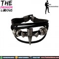 Aksesoris Pria - Gelang Spike Skull Black