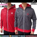 Jaket Dua Sisi - Adidas Poly Parasut Red