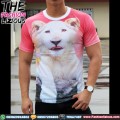 Kaos Pria Import - Baby Lion Fullprint