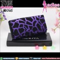 Dompet Fashion Wanita - Purple Black Pattern