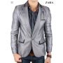 Jas Pria Zara Metalic - Grey