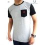 Kaos Fred Perry Pocket - Black Gray