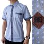 Kemeja DC Pattern - Blue