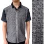 Kemeja Fred Perry Batik Denim - Black