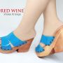 Sepatu Wanita Import - Red Wine P157-3 