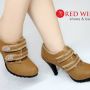 Sepatu Wanita Import : Red Wine P806