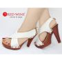 Sepatu Wanita Import - Red Wine Q772-2