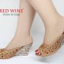Sepatu Wanita Import : Red Wine Q9901-18