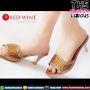 Sepatu High Heels Wanita Import - Red Wine A640-1