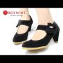  Sepatu Wanita Import - Red Wine TA559-36