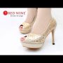 Sepatu Wanita Import - Red Wine TA583-3