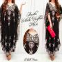 1049 - Asvita Black Kaftan Maxi 