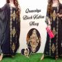 1076 - Quaneshya Black Kaftan Maxy