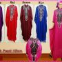 1055 - Gamis Payet Hitam 