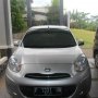 JUAL NISSAN MARCH 2012 SILVER MURAH