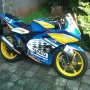 YAMAHA VIXION 2010 FULL MODIF NINJA BIRU