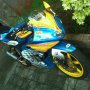 YAMAHA VIXION 2010 FULL MODIF NINJA BIRU