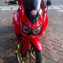 Jual ninja 250 2008 plat D Merah Modif