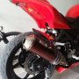 Jual Ninja 250 R merah 2009 modif terawat