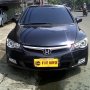 JUAL HONDA ALL NEW CIVIC 1.8 AT 2007 HITAM METALIK