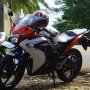 Honda New CBR 150 R 2011 putih merah Plat Depok