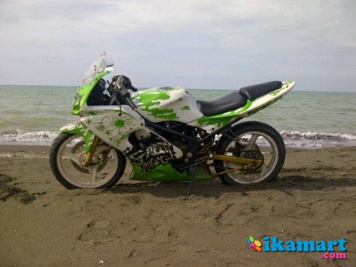 motor seher baru ganti bln Ninja dan RR  jeroannya masih Kawasaki 11 Motor baru Bekas  pajak