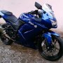 Ninja 250 Biru 2011 mulus original jarang pakai