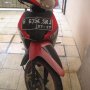 JUAL SUPRA X-125 CW 2007 PLAT DKI MERAH HITAM