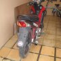 JUAL SUPRA X-125 CW 2007 PLAT DKI MERAH HITAM