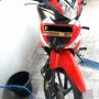 Jual Honda Supra X 125 thn 2009 hitam merah