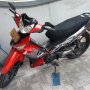 Jual Honda Supra X 125 thn 2009 hitam merah