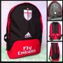 TAS BOLA NEW AC MILAN HITAM MERAH BORDIR