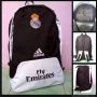 TAS BOLA NEW REAL MADRID HITAM PUTIH BORDIR