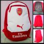 TAS RANSEL BOLA ARSENAL PUTIH MERAH