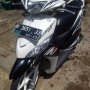 Jual yamaha Mio J Teen FI 2012 Hitam Putih mulus