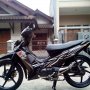 Jual Honda Supra X 125 DD CW 2008 hitam