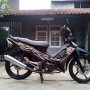 Jual Honda Supra X 125 DD CW 2008 hitam