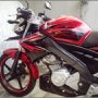 JUAL YAMAHA VIXION MERAH 2011 PLAT DKI