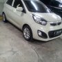 kia PICANTO 2012 a/t MILKY WHITE mulus istimewa