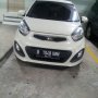 kia PICANTO 2012 a/t MILKY WHITE mulus istimewa