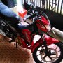 Jual Suzuki Satria FU 2009 Merah Hitam Standart