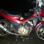 Jual satria fu 2008 merah modif