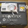 JUAL NIKON POKET DIGITAL KAMERA COOLPIXS3000