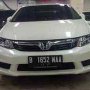 Jual honda all new civic white 2012 tgn 1 km 8.000