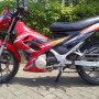 Jual Suzuki Satria FU 150 Th 2005 CBU Merah Hitam