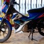 Jual Satria FU 2007 Biru Mulus Terawat Super Low KM