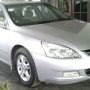 JUAL HONDA ACCORD 2007 Matic Silver Km rendah 